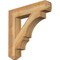 Ekena Millwork Balboa Craftsman Rough Sawn Bracket, Western Red Cedar, 4"W x 22"D x 22"H BKT04X22X22BOA04RWR - alternate 1